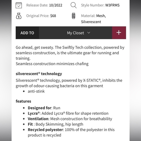 Lululemon | Swiftly Tech Short Sleeve, Wee are from Space Sonic Yellow 4 - Picture 9 of 10